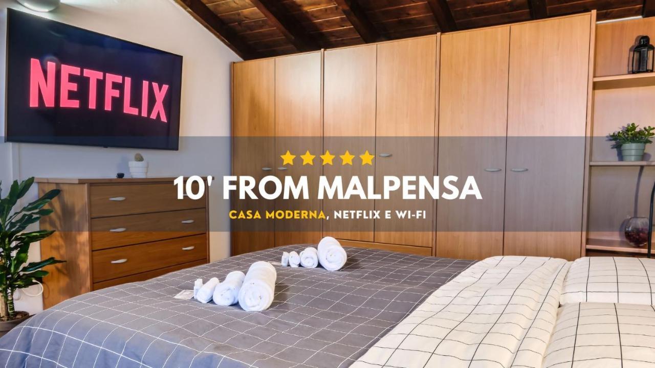 卡索雷特塞皮翁10' From Malpensa Casa Moderna, Netflix & Wi-Fi公寓 外观 照片
